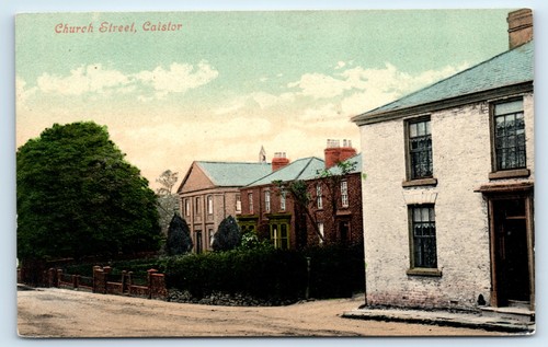 Postcard caistor church - postcard,